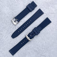 Load image into Gallery viewer, The Flaxby FKM Rubber Watch Strap - Blue
