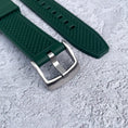 Load image into Gallery viewer, The Flaxby FKM Rubber Watch Strap - Green
