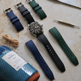 Load image into Gallery viewer, The Fulford FKM Rubber Watch Strap - Green
