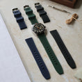 Load image into Gallery viewer, The Flaxby FKM Rubber Watch Strap - Black
