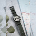 Load image into Gallery viewer, The Ryedale Ribbed Nylon Watch Strap - Grey
