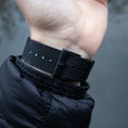 Load image into Gallery viewer, The Ryedale Ribbed Nylon Watch Strap - Black
