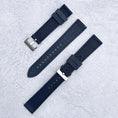 Load image into Gallery viewer, The Saltburn Sailcloth Watch Strap - Black / Black
