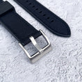 Load image into Gallery viewer, The Saltburn Sailcloth Watch Strap - Black / Black
