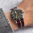 Load image into Gallery viewer, The Wharfedale Woven Nylon Watch Strap - Red & Khaki
